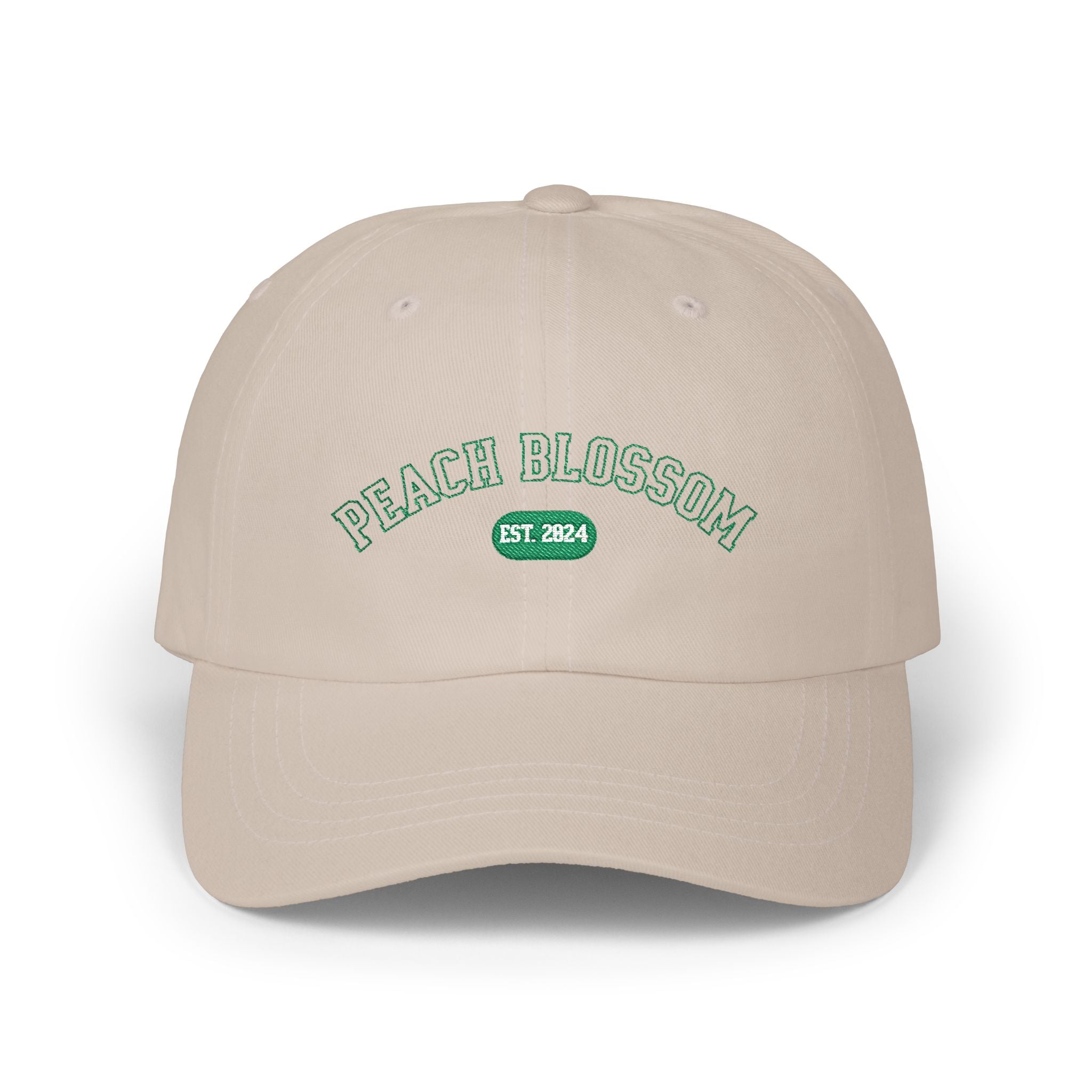 Peach Blossom Embroidered Classic Cap