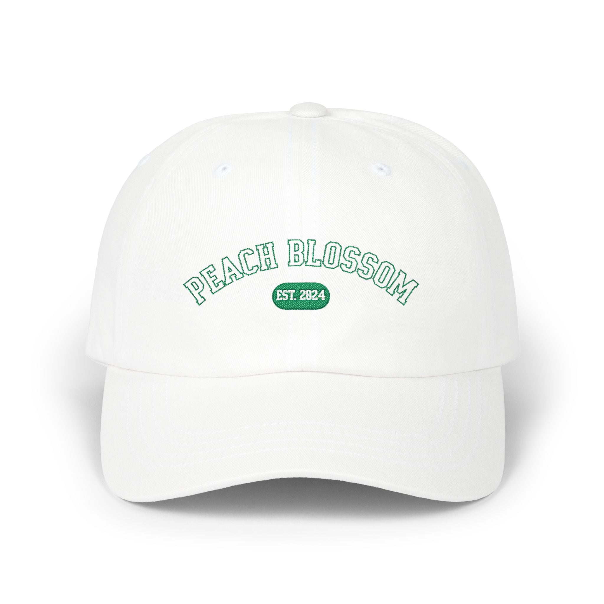 Peach Blossom Embroidered Classic Cap